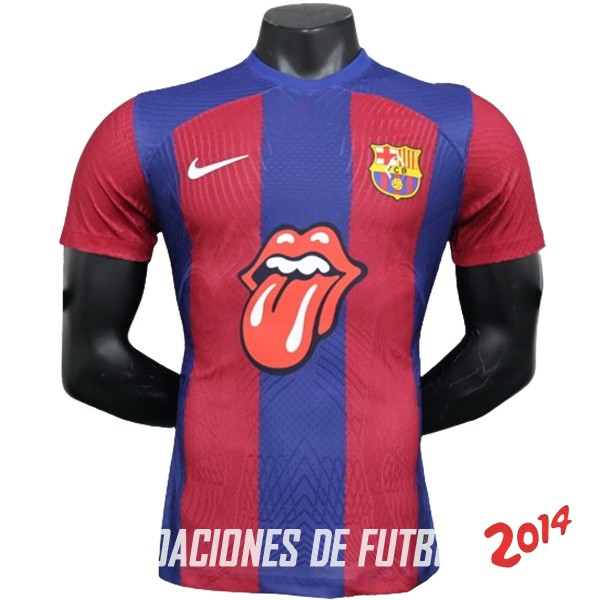 Tailandia Jugadores Camiseta Barcelona Especial 2023/2024 Rojo Azul