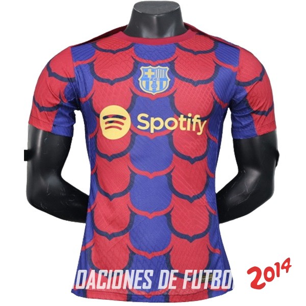 Tailandia Jugadores Camiseta Barcelona Especial 2024/2025 Rojo Azul