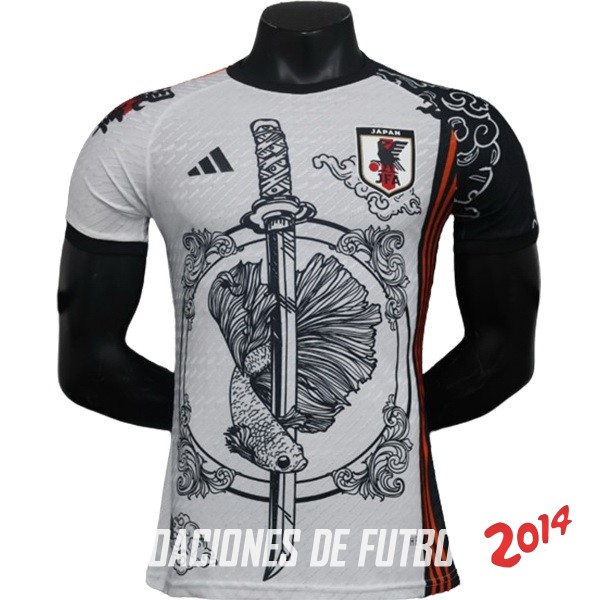 Tailandia Jugadores Camiseta Japon Especial 2024 Blanco Negro
