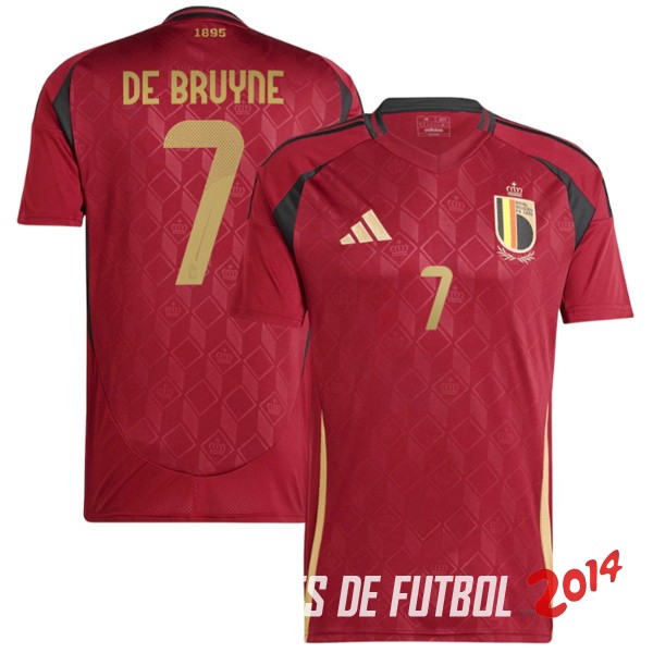 Tailandia NO.10 De Bruyne Camiseta Belgica Primera 2024