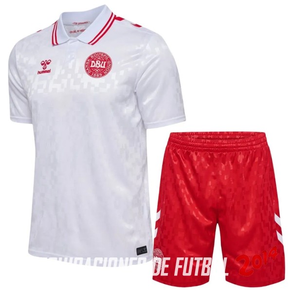 Camiseta Del Conjunto Completo Dinamarca Nino Segunda 2024