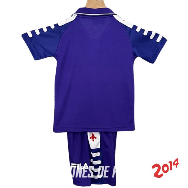 Camiseta Del Conjunto Completo Fiorentina Retro Nino Primera 1998/1999