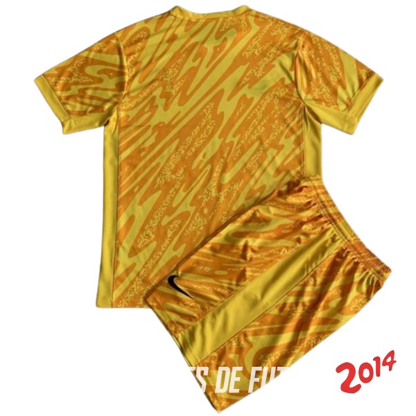 Camiseta Del Conjunto Completo Francia Nino Portero 2024 Amarillo