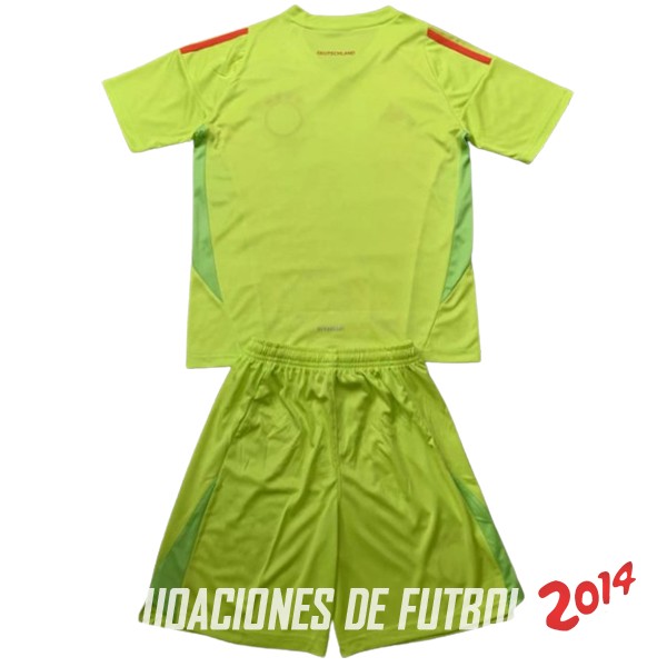 Camiseta Del Conjunto Completo Hombre Alemania Portero 2024 Amarillo