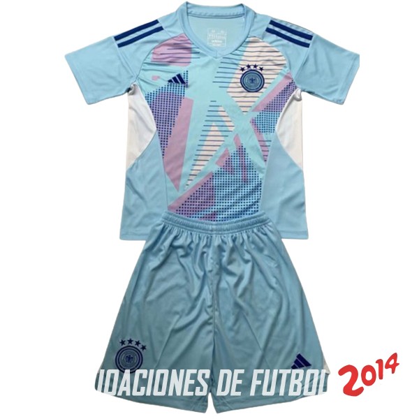 Camiseta Del Conjunto Completo Hombre Alemania Portero 2024 Azul