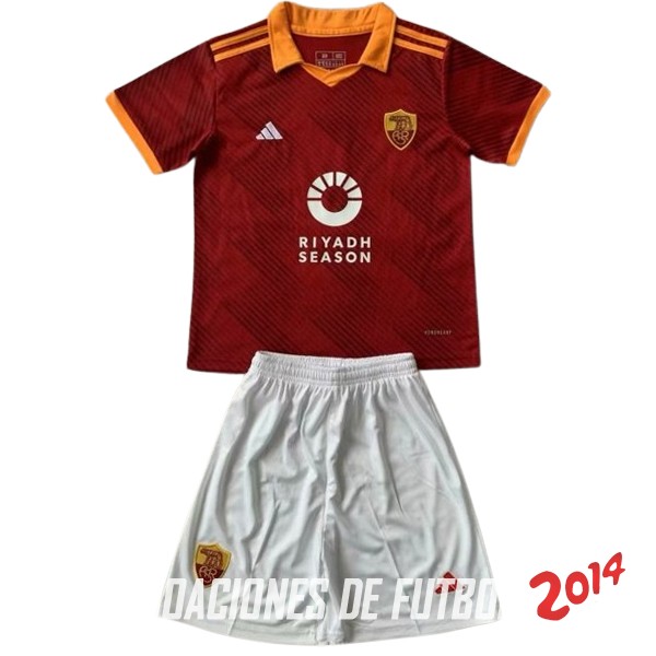 Camiseta Del Conjunto Completo Hombre As Roma Cuarta 2023/2024