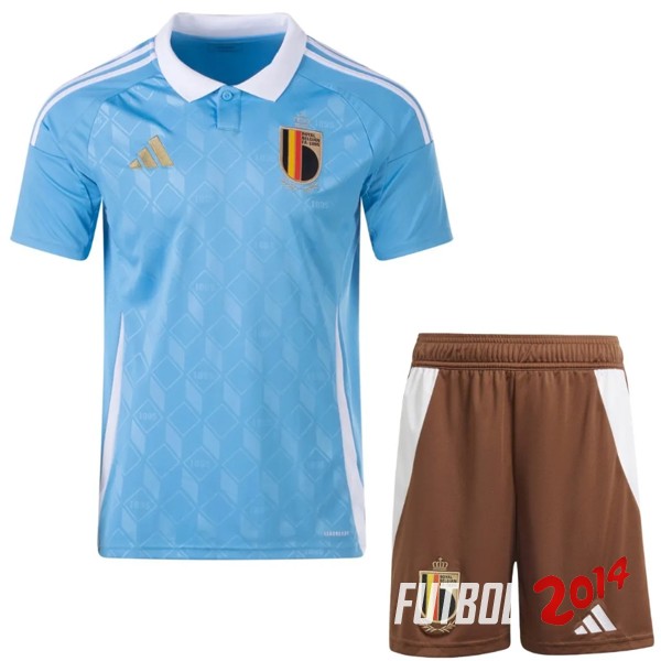 Camiseta Del Conjunto Completo Hombre Belgica Segunda 2024