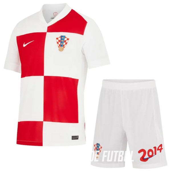 Camiseta Del Conjunto Completo Hombre Croacia Primera 2024