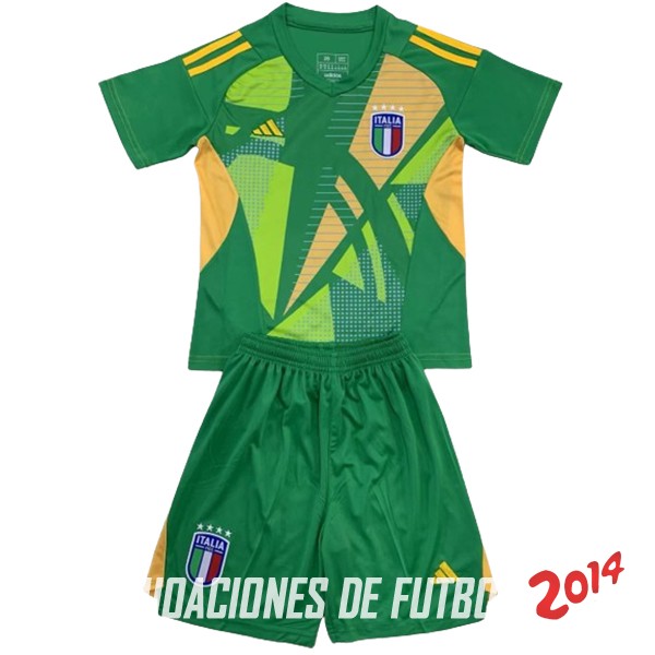 Camiseta Del Conjunto Completo Italia Nino Portero 2024 Verde