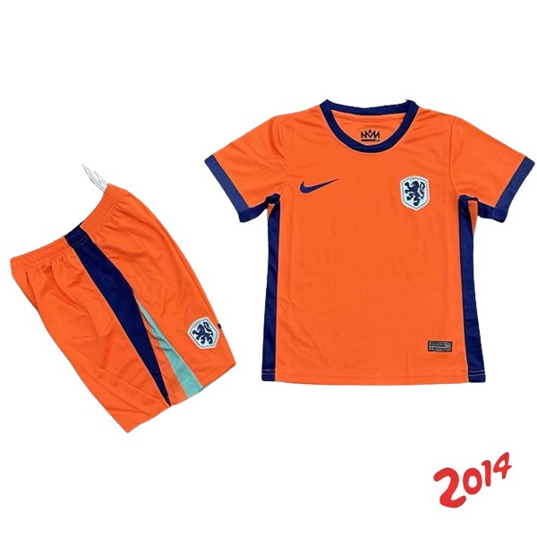 Camiseta Del Conjunto Completo Paises Bajos Nino Primera 2024