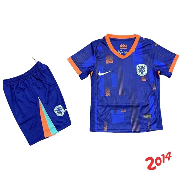 Camiseta Del Conjunto Completo Paises Bajos Nino Segunda 2024