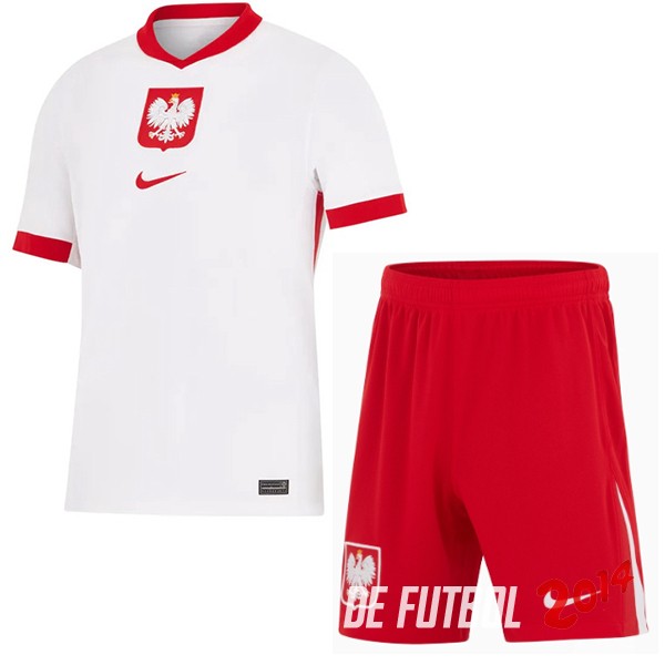 Camiseta Del Conjunto Completo Polonia Nino Primera 2024