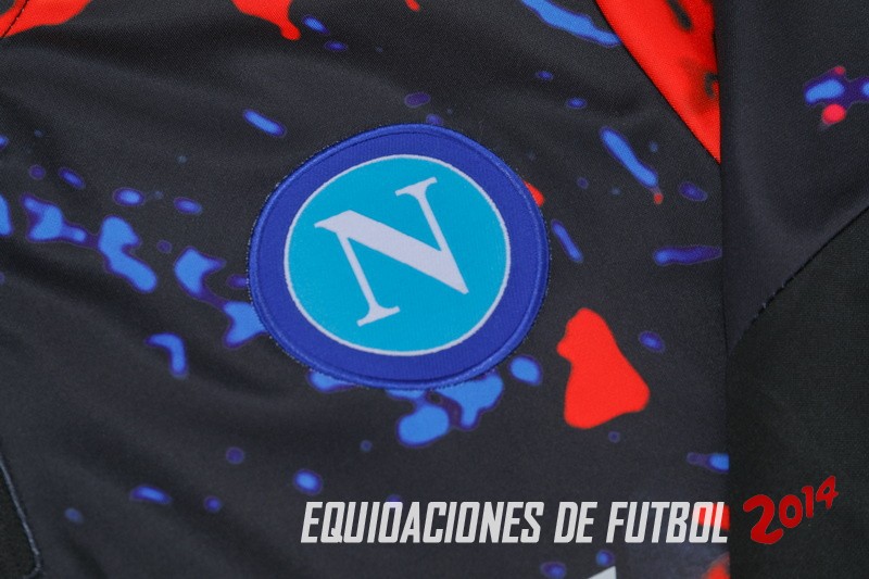 Conjunto Completo Sudadera Entrenamiento Napoli 2024/2025 Naranja Negro