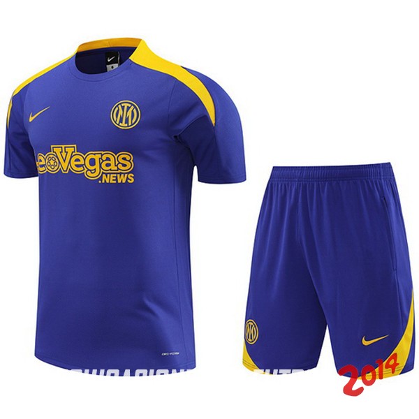 Entrenamiento Conjunto Completo Inter Milán 2024/2025 Purpura Amarillo