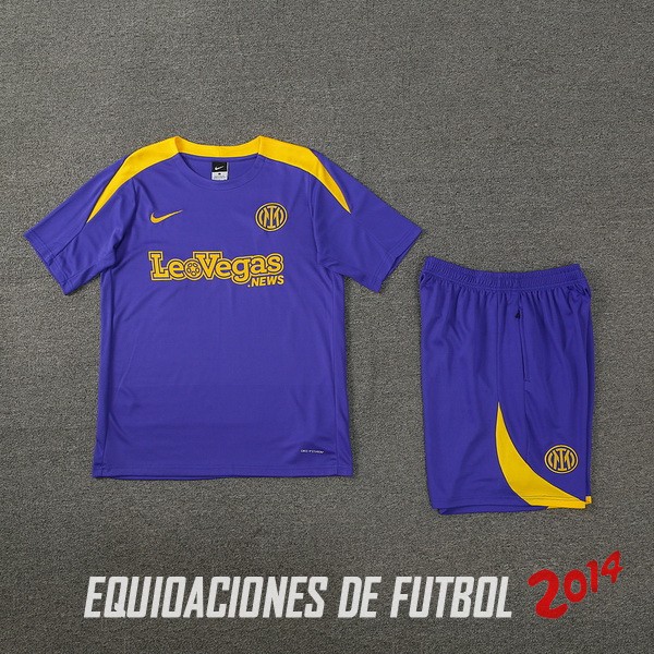 Entrenamiento Conjunto Completo Inter Milán 2024/2025 Purpura Amarillo