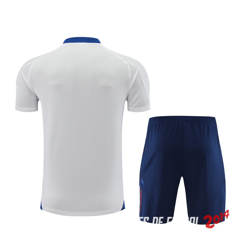 Entrenamiento Conjunto Completo Italia 2024 Blanco Azul
