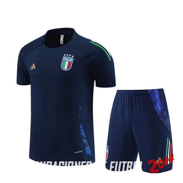 Entrenamiento Conjunto Completo Ninos Italia 2024 Azul Marino