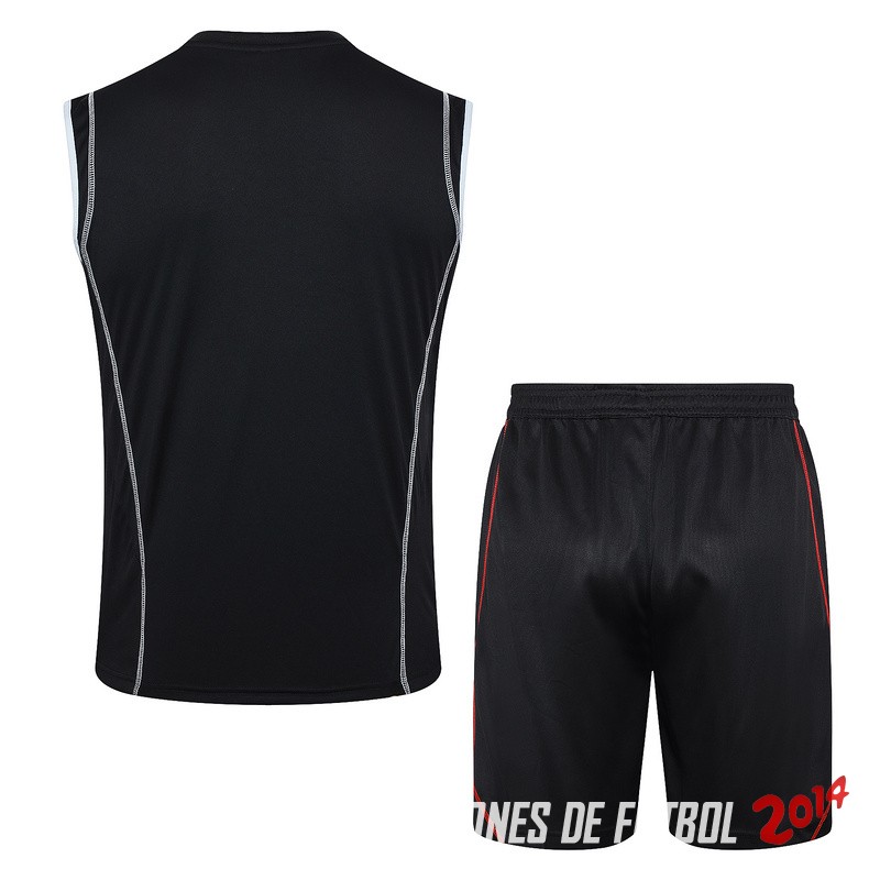 Entrenamiento Sin Mangas Conjunto Completo AS Roma 2023/2024 Negro