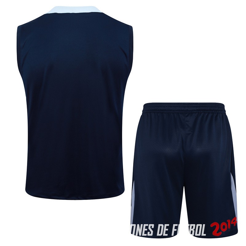 Entrenamiento Sin Mangas Conjunto Completo Francia 2024 Azul Marino
