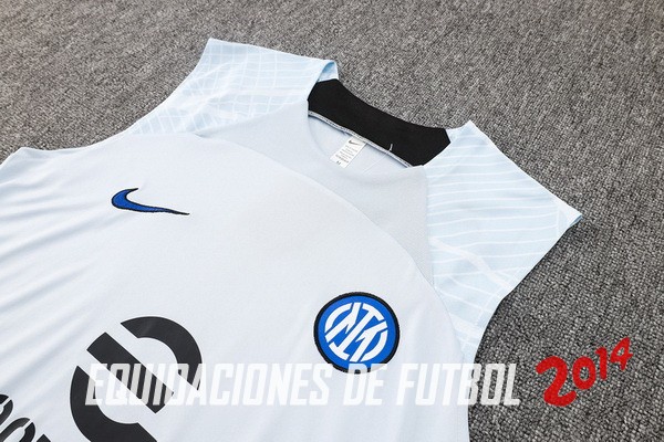 Entrenamiento Sin Mangas Conjunto Completo Inter Milán 2023/2024 Azul II Negro