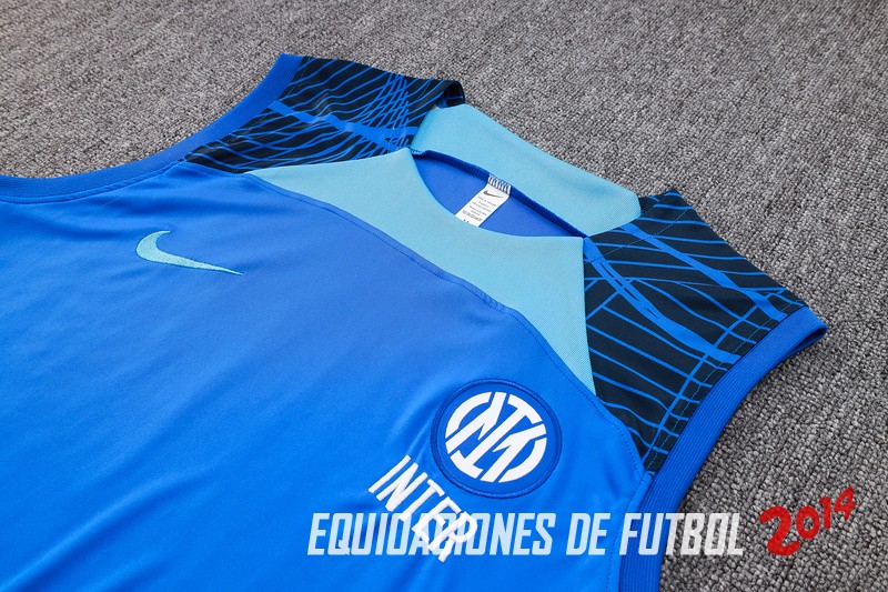 Entrenamiento Sin Mangas Conjunto Completo Inter Milán 2024/2025 Azul