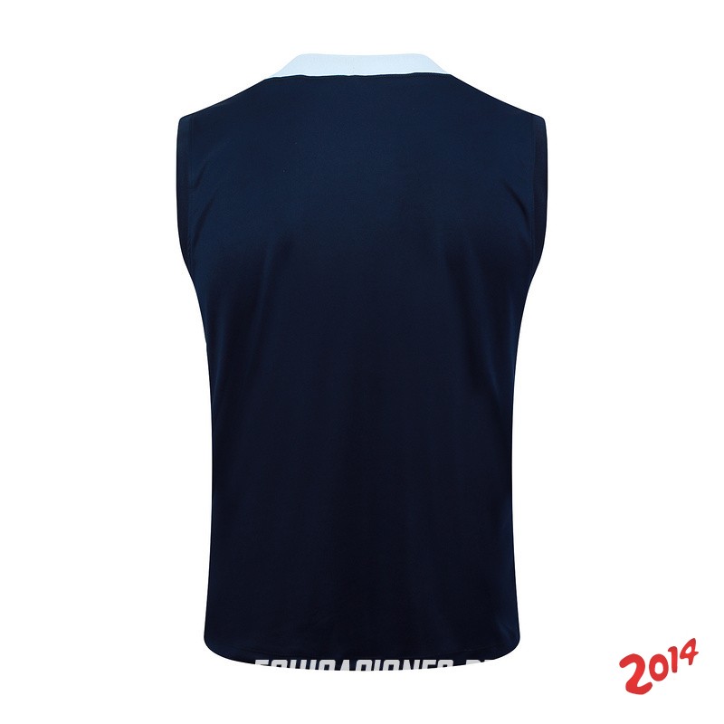 Entrenamiento Sin Mangas Francia 2024 Azul Marino