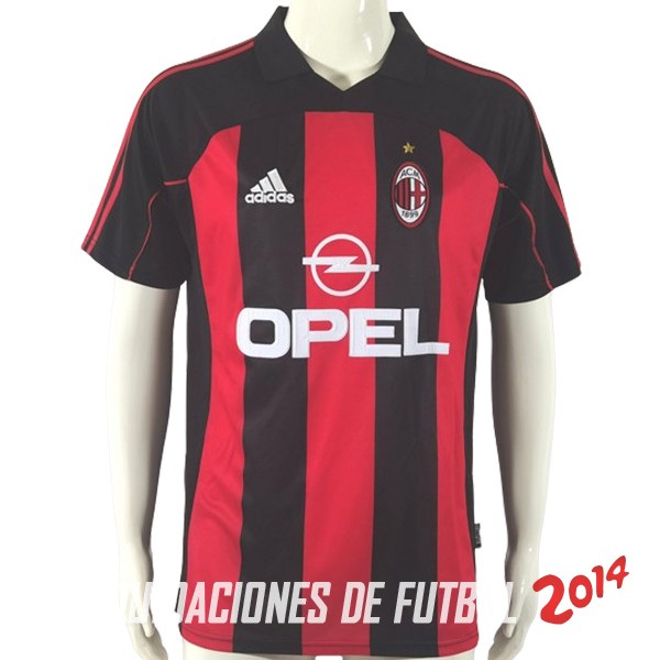 Retro Camiseta AC Milan Primera 2000/2002
