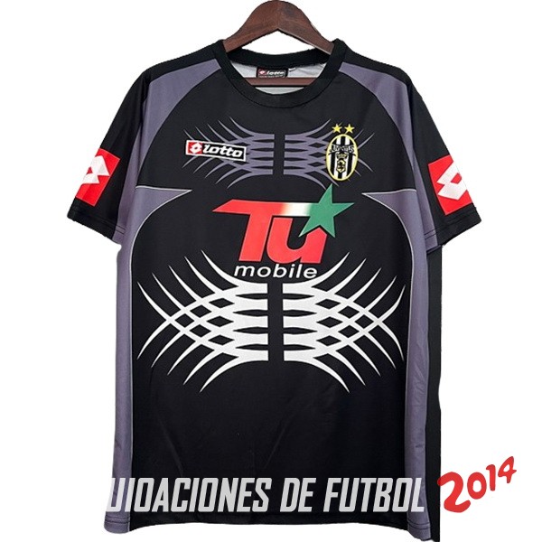 Retro Camiseta De Juventus Portero 2001/2002 Negro