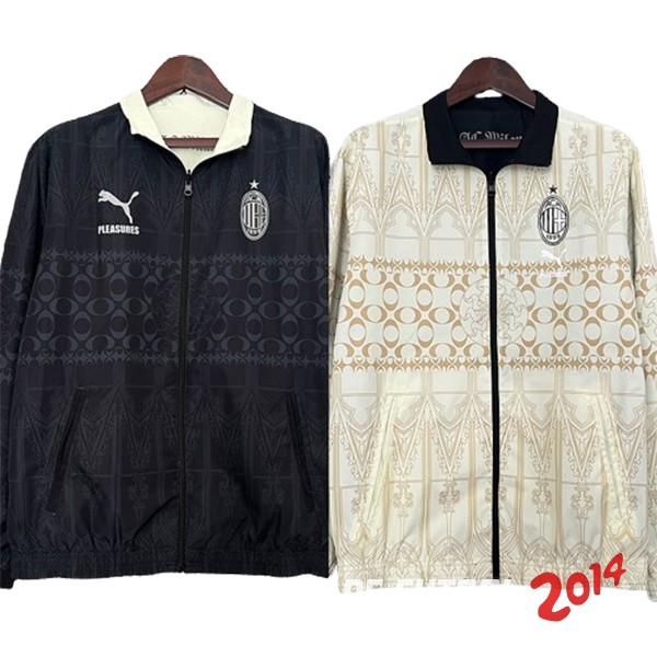 Rompevientos AC Milan 2024/2025 Negro Amarillo