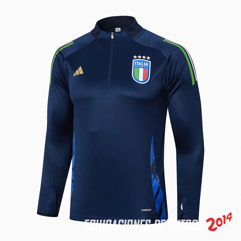 Sudadera Entrenamiento Italia 2024 Azul Marino