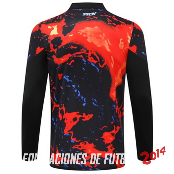 Sudadera Entrenamiento Napoli 2024/2025 Naranja Negro
