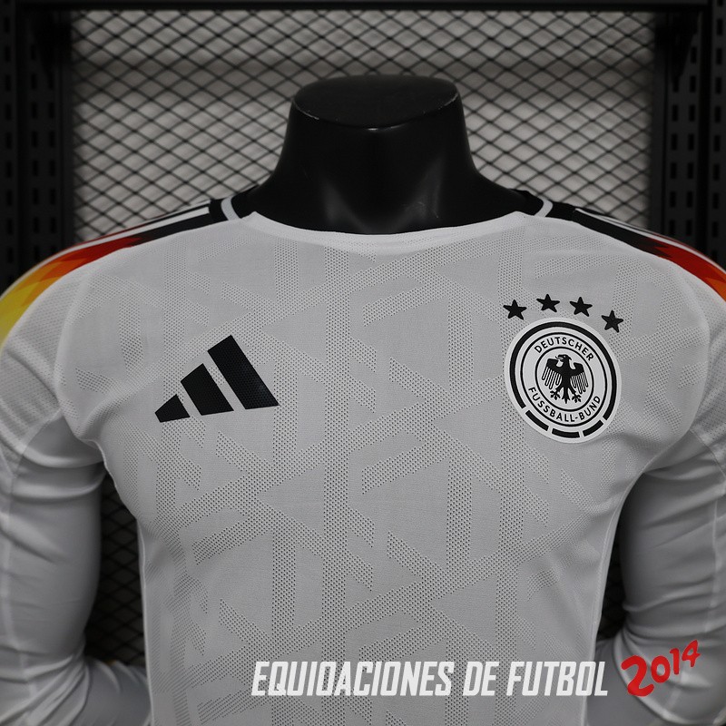 Tailandia Camiseta Del Alemania Primera Manga Larga Jugadores 2024