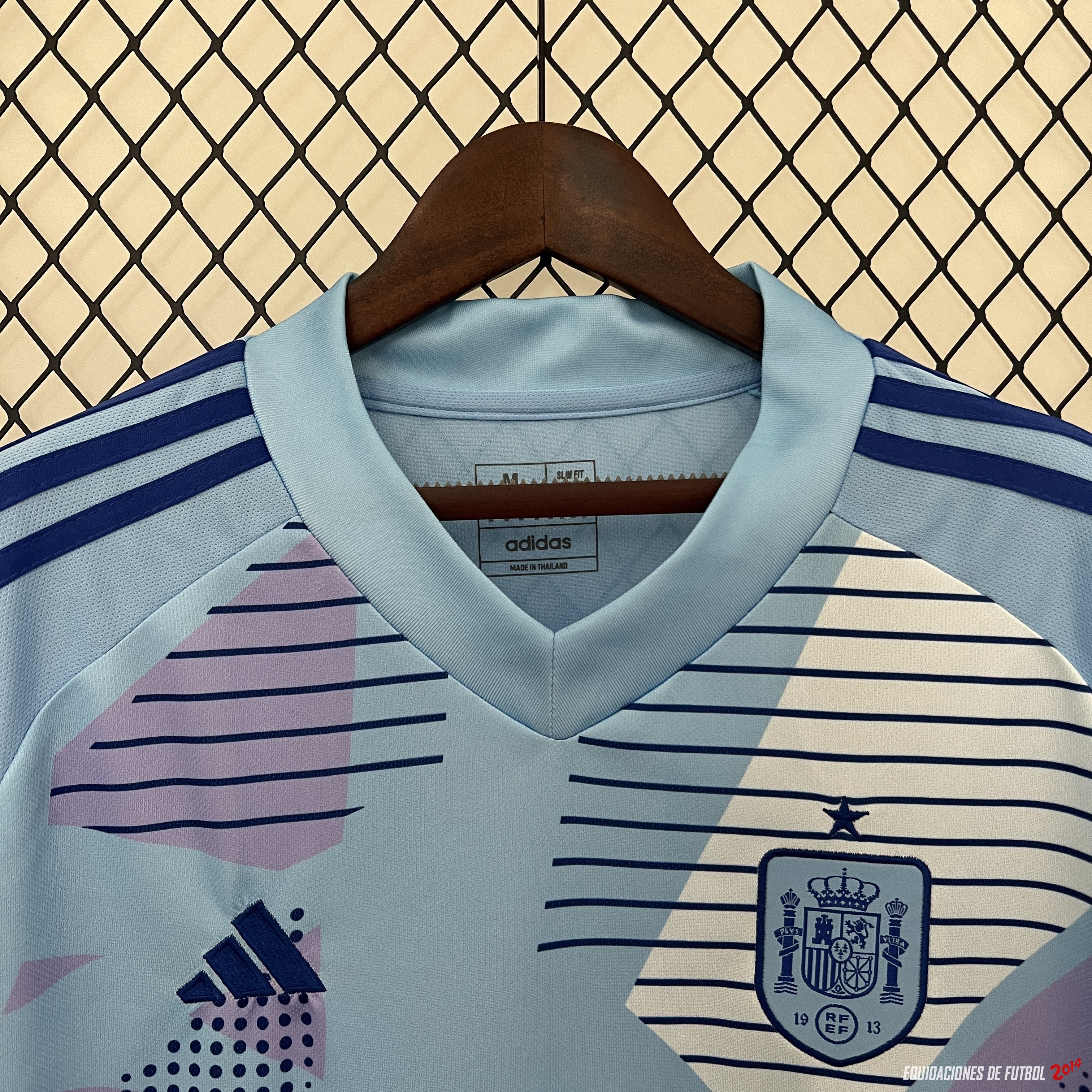Tailandia Camiseta Del Espana Portero 2024 Azul