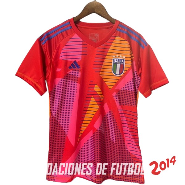 Tailandia Camiseta Del Italia Portero 2024 Rojo