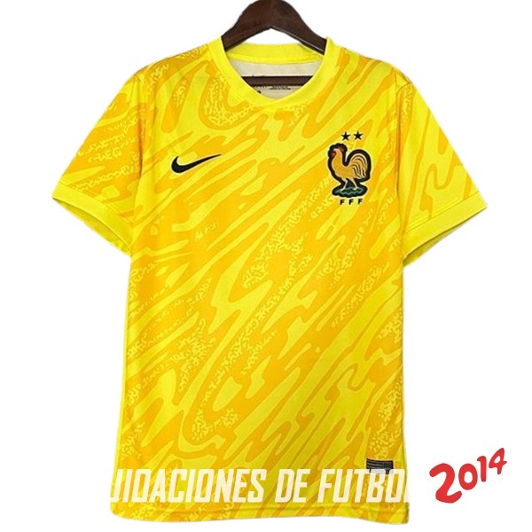 Tailandia Camiseta Del Real Madrid Portero 2024/2025 Amarillo