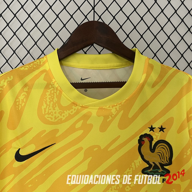 Tailandia Camiseta Del Real Madrid Portero 2024/2025 Amarillo