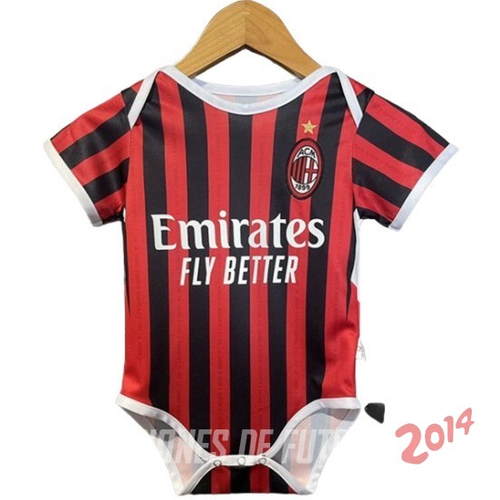 Camiseta Del AC Milan Nino Onesies Primera 2024/2025