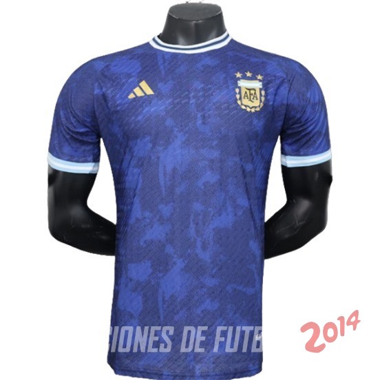 Camiseta Del Argentina Especial Jugadores 2024 Azul