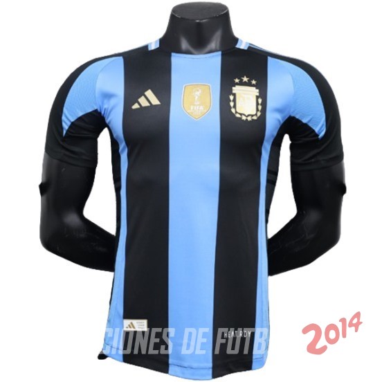 Camiseta Del Argentina Especial Jugadores 2024 Azul Negro