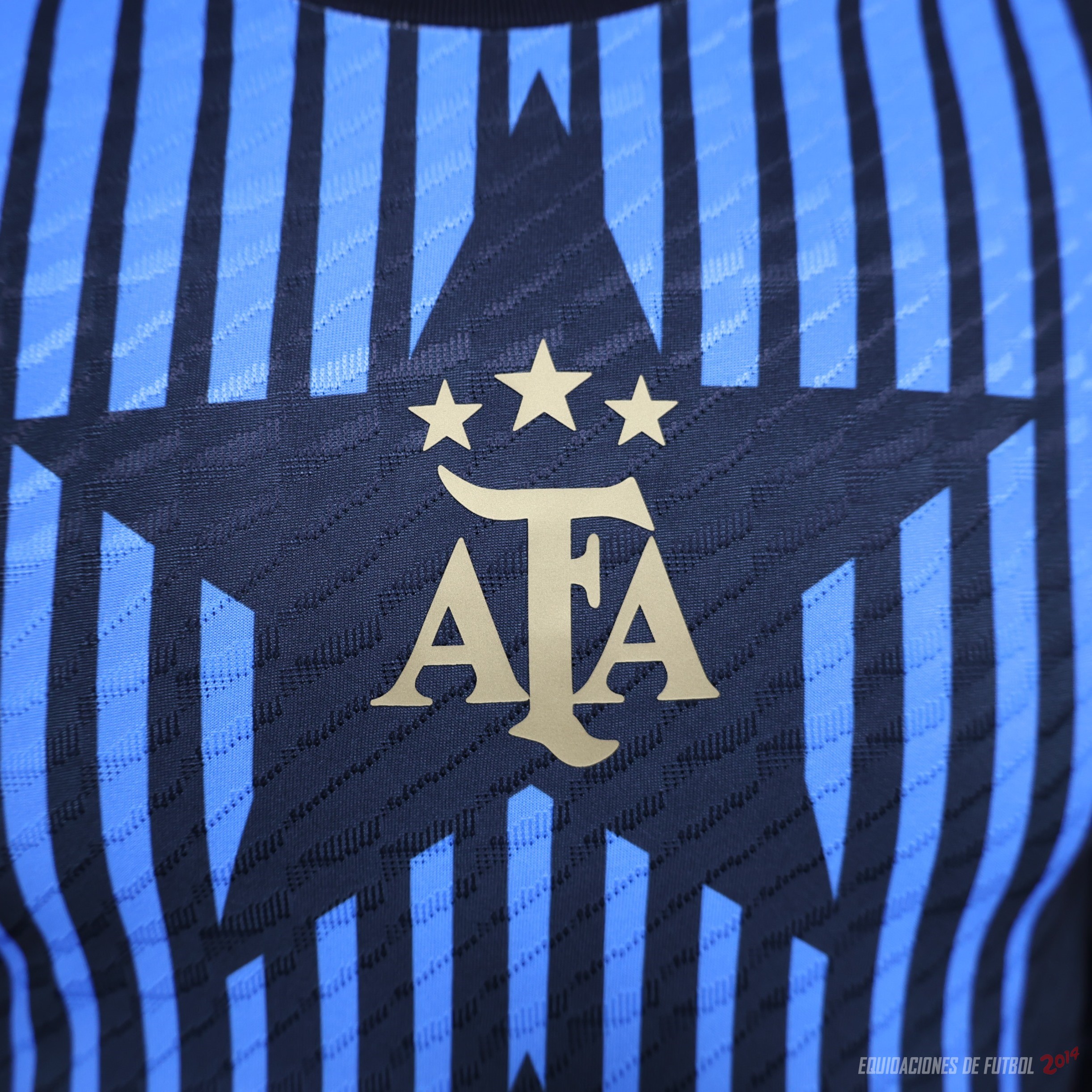 Camiseta Del Argentina Especial Jugadores 2024 Negro Azul