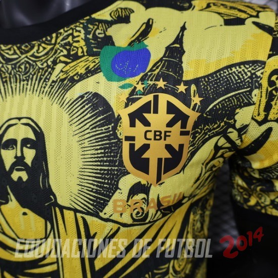 Camiseta Del Brasil Especial Jugadores 2024 Amarillo