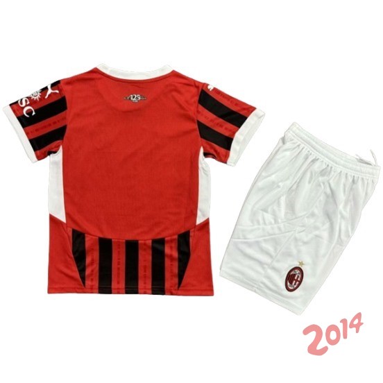 Camiseta Del Conjunto Completo AC Milan Nino Primera 2024/2025