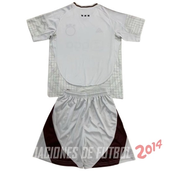 Camiseta Del Conjunto Completo Ajax Ninos Concepto 2024/2025 Gris