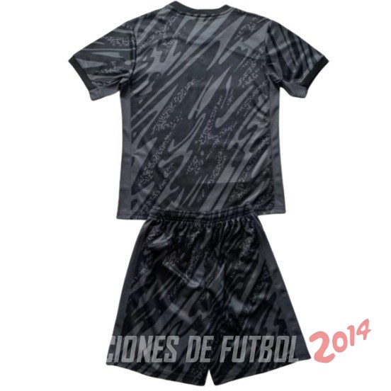 Camiseta Del Conjunto Completo Brasil Nino Portero 2024 Negro