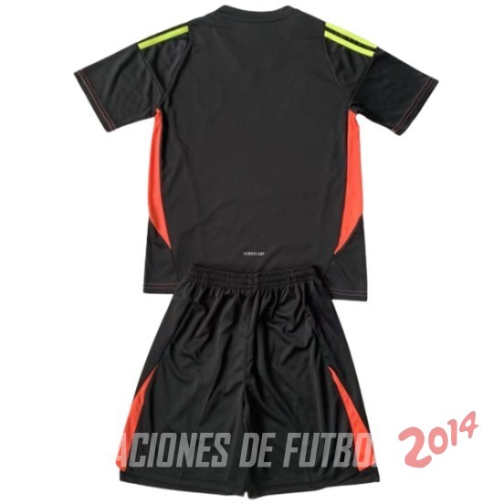 Camiseta Del Conjunto Completo Espana Nino Portero 2024 Negro
