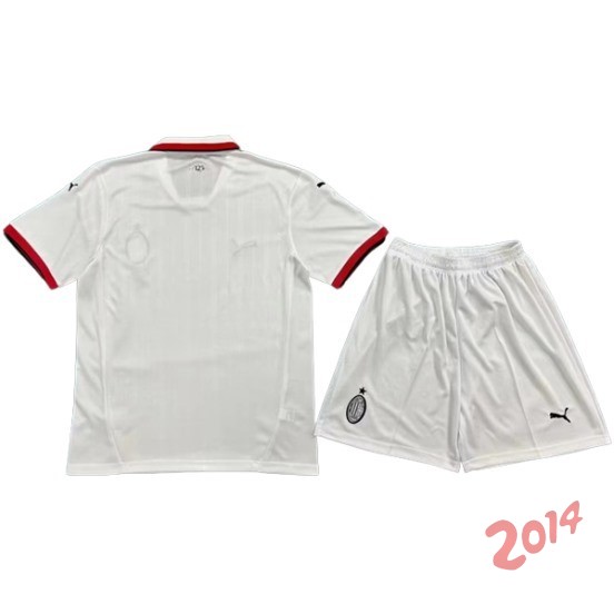 Camiseta Del Conjunto Completo Hombre AC Milan Segunda 2024/2025