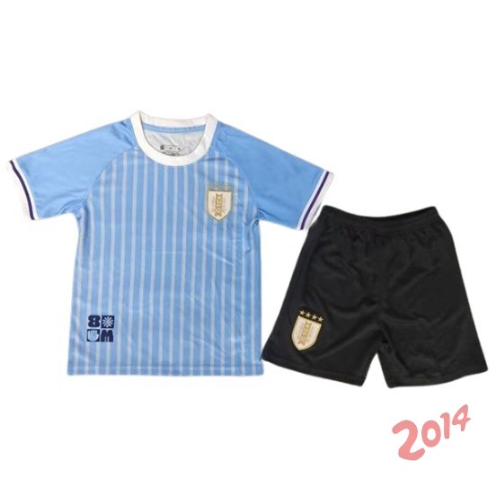 Camiseta Del Conjunto Completo Uruguay Nino Primera 2024