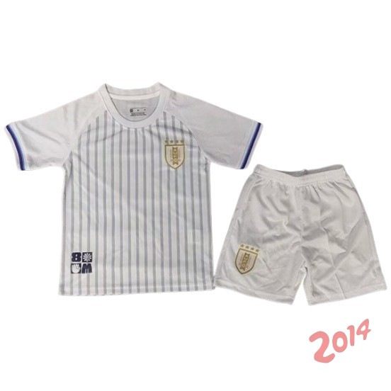 Camiseta Del Conjunto Completo Uruguay Nino Segunda 2024