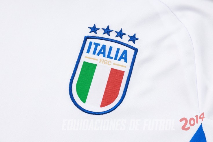 Entrenamiento Conjunto Completo Italia 2024 Blanco Azul Marino