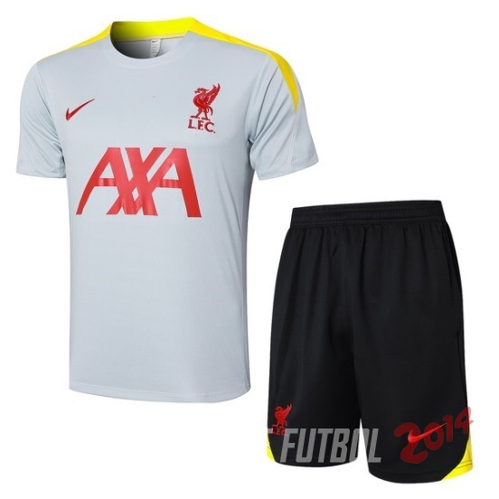 Entrenamiento Conjunto Completo Liverpool 2024/2025 Gris Amarillo Negro